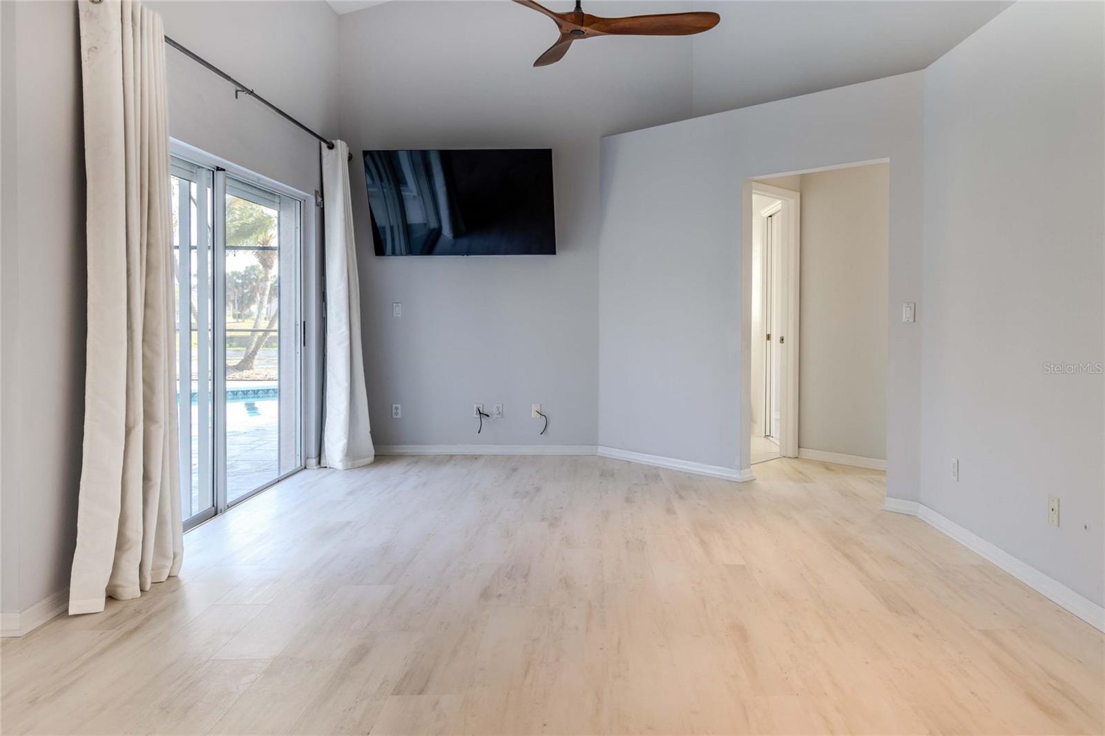 Family Room with Access to Lanai and Pool, 2nd/Pool Bath and 2 Bedrooms