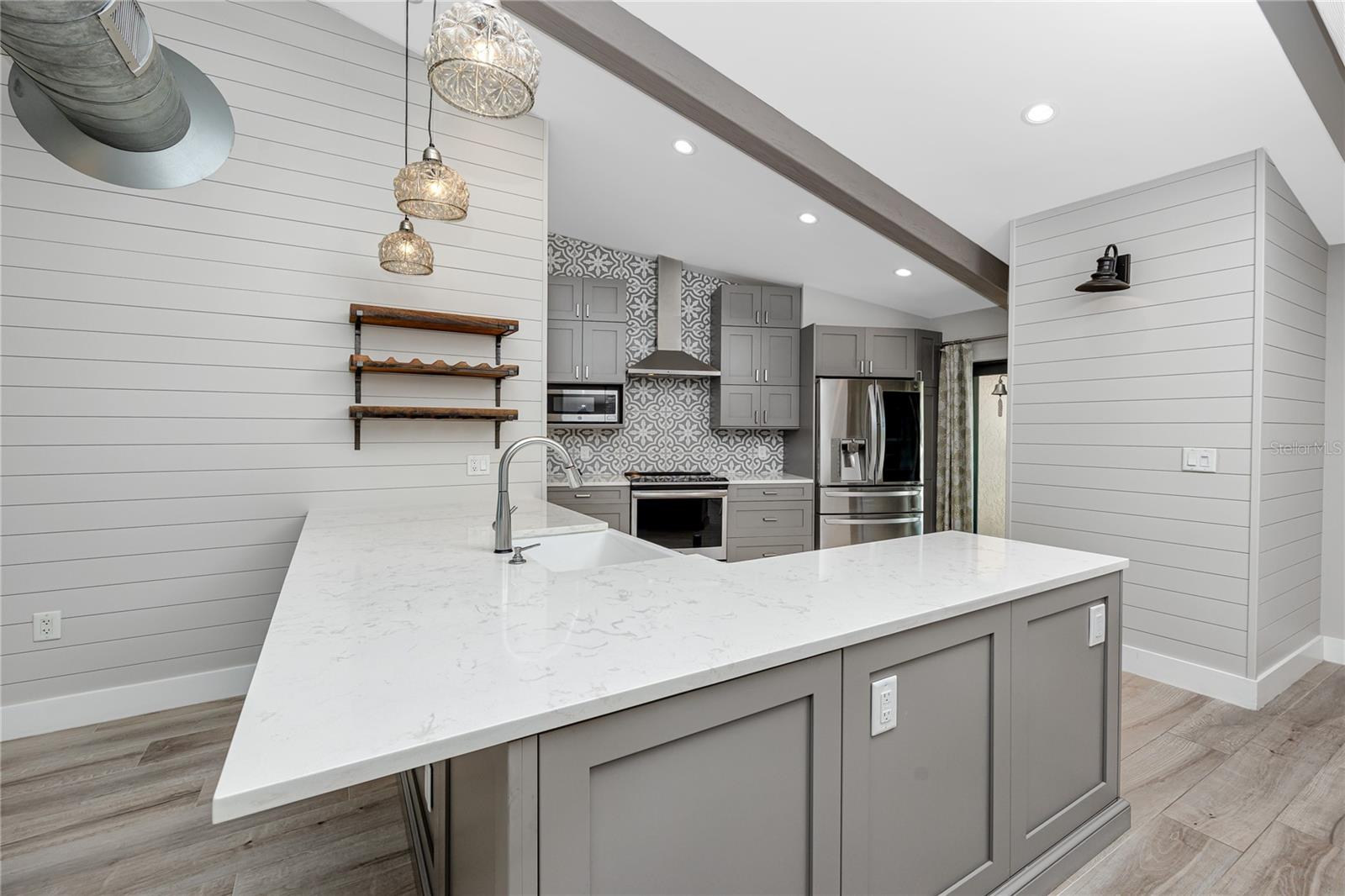 Breakfast bar seating