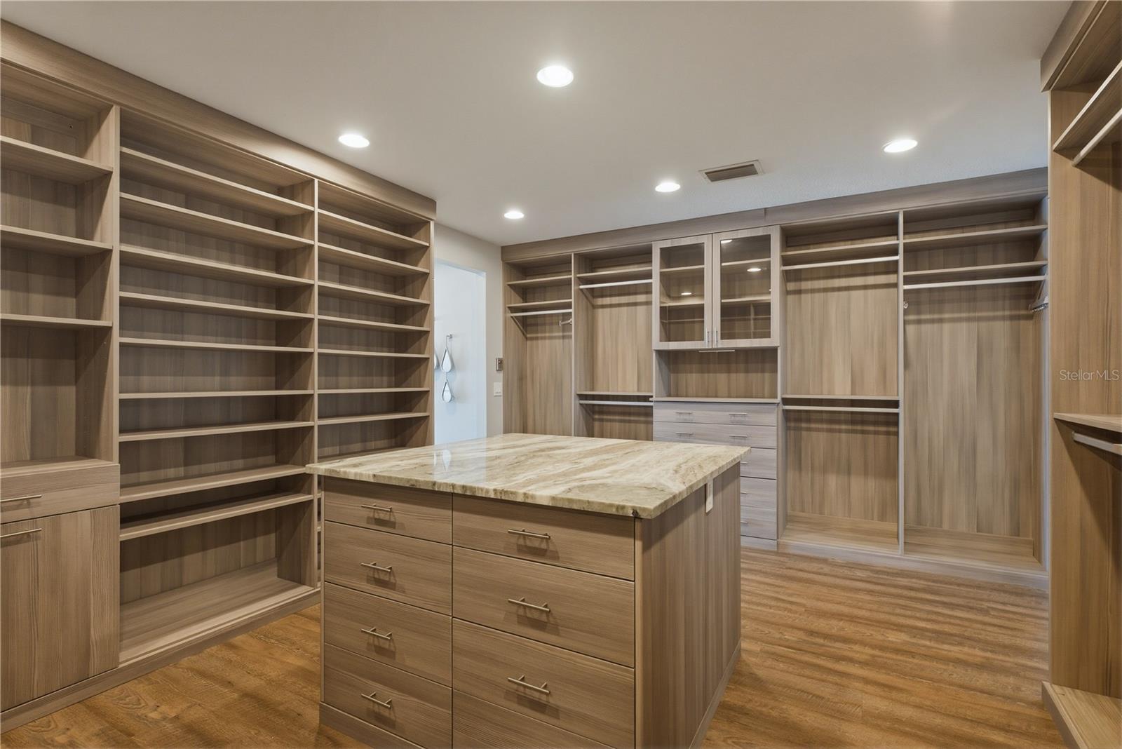 Primary Suite Closet and Dressing Room