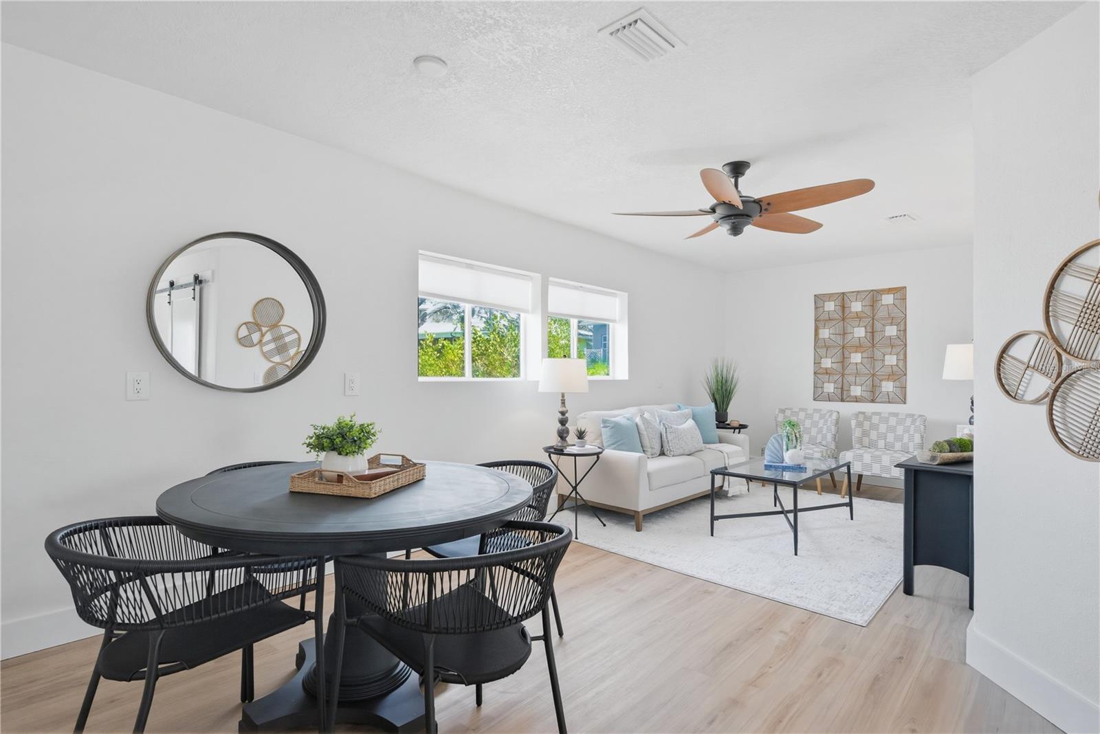 Guest house Living and Dining Rooms