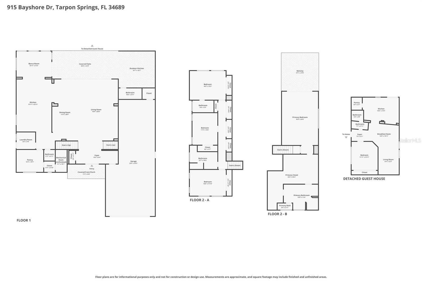 Combined Floor Plans