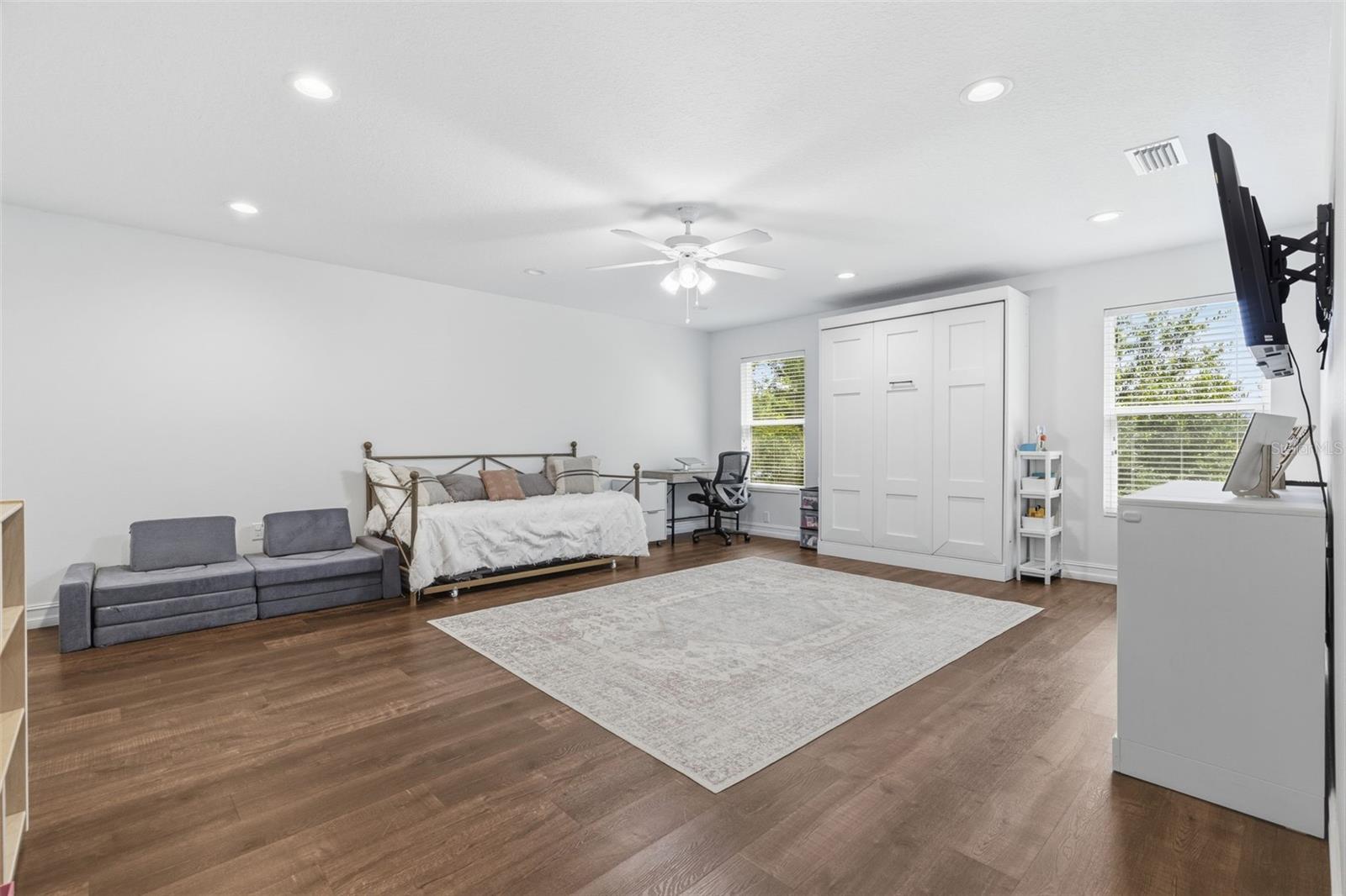 bonus room or optional fifth bedroom