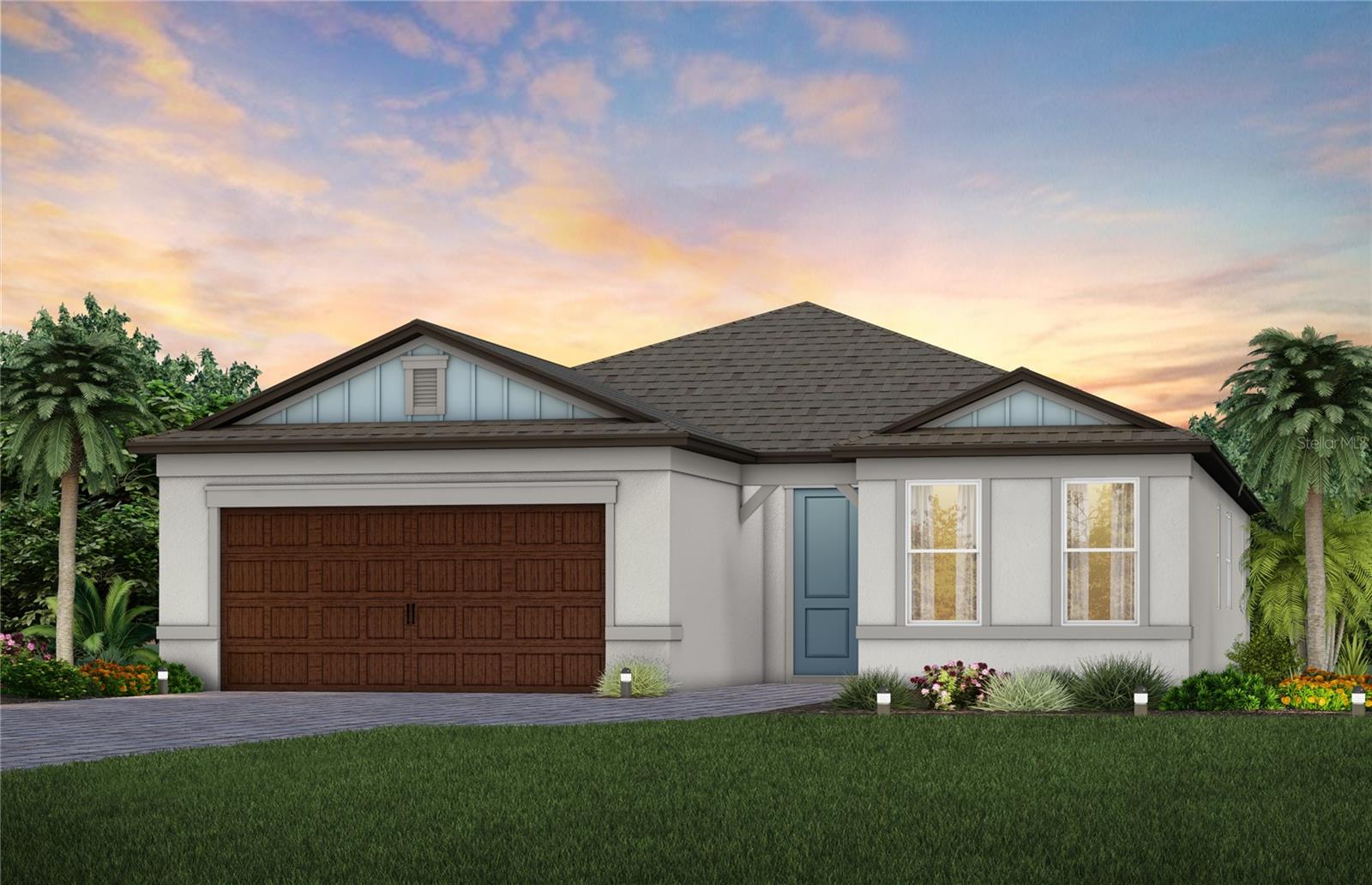 Exterior Rendering, Elevation CO2B