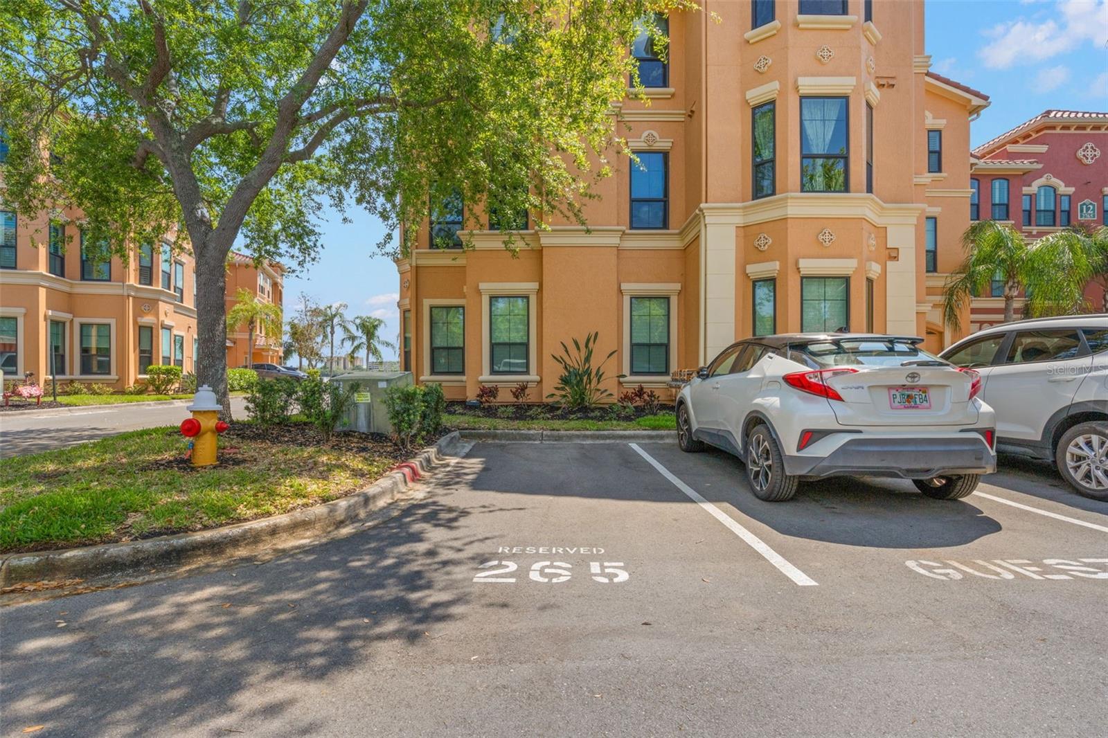 Assigned parking #265