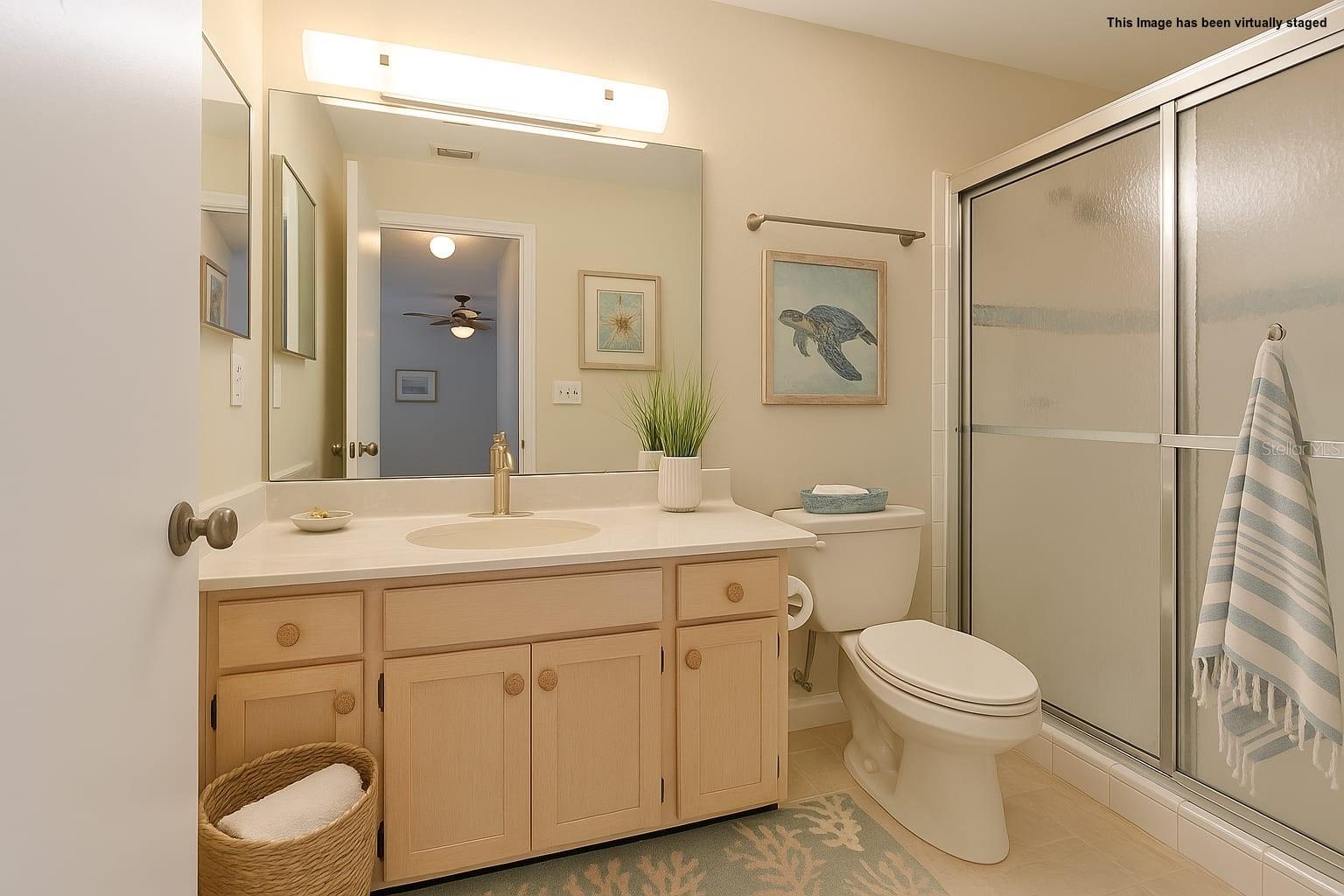 Staged Primary Bathroom