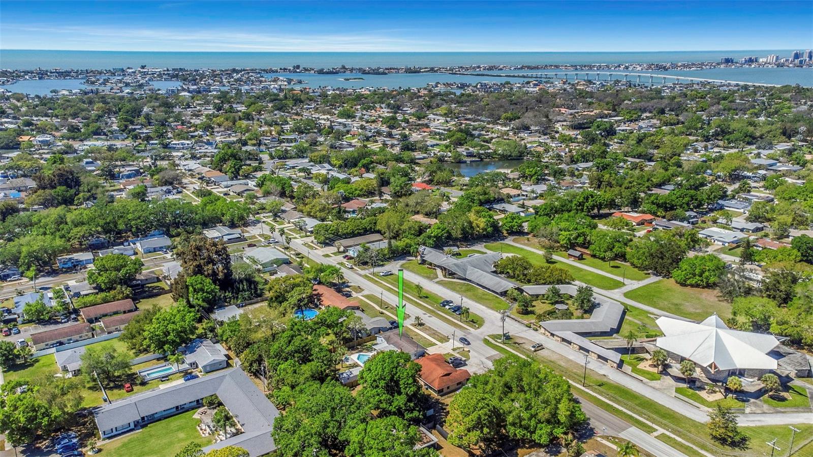 Aerial View of Property