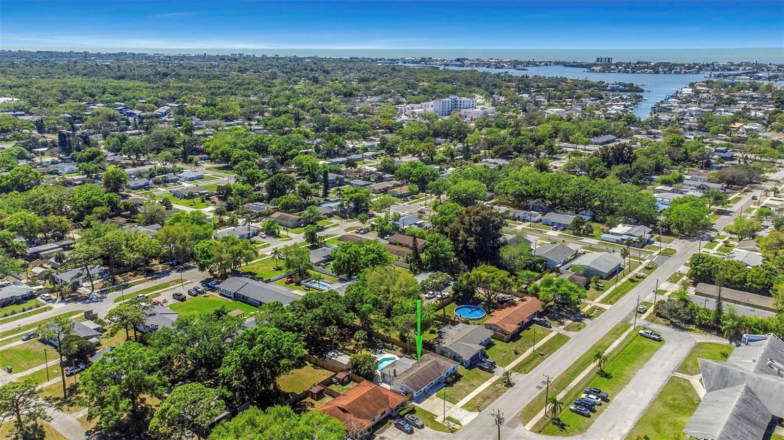 Aerial View of Property