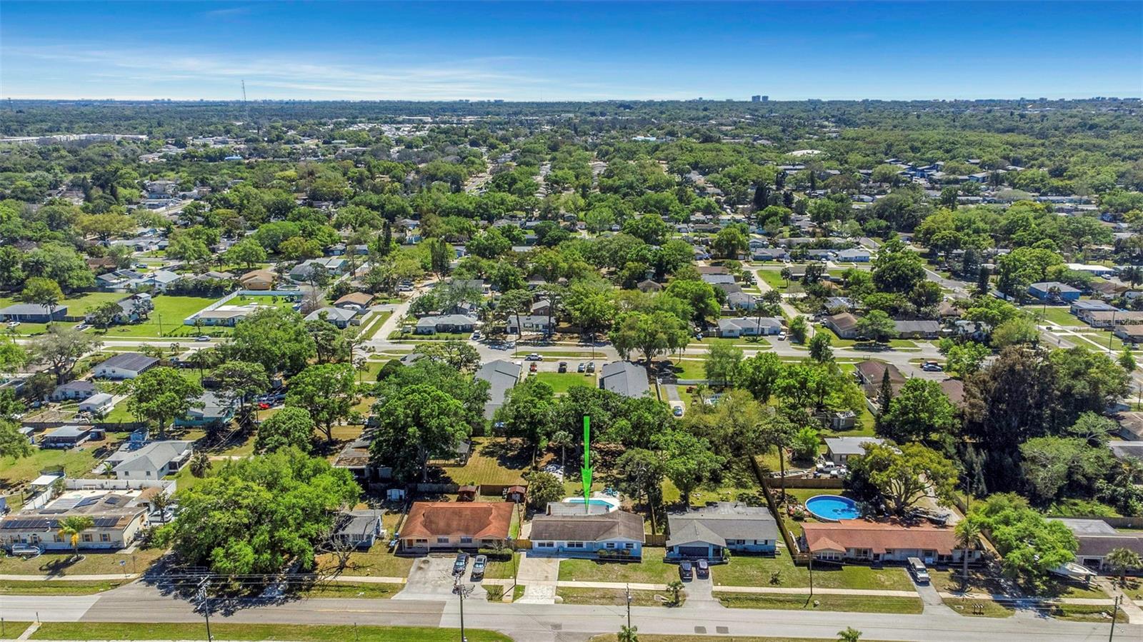 Aerial View of Property