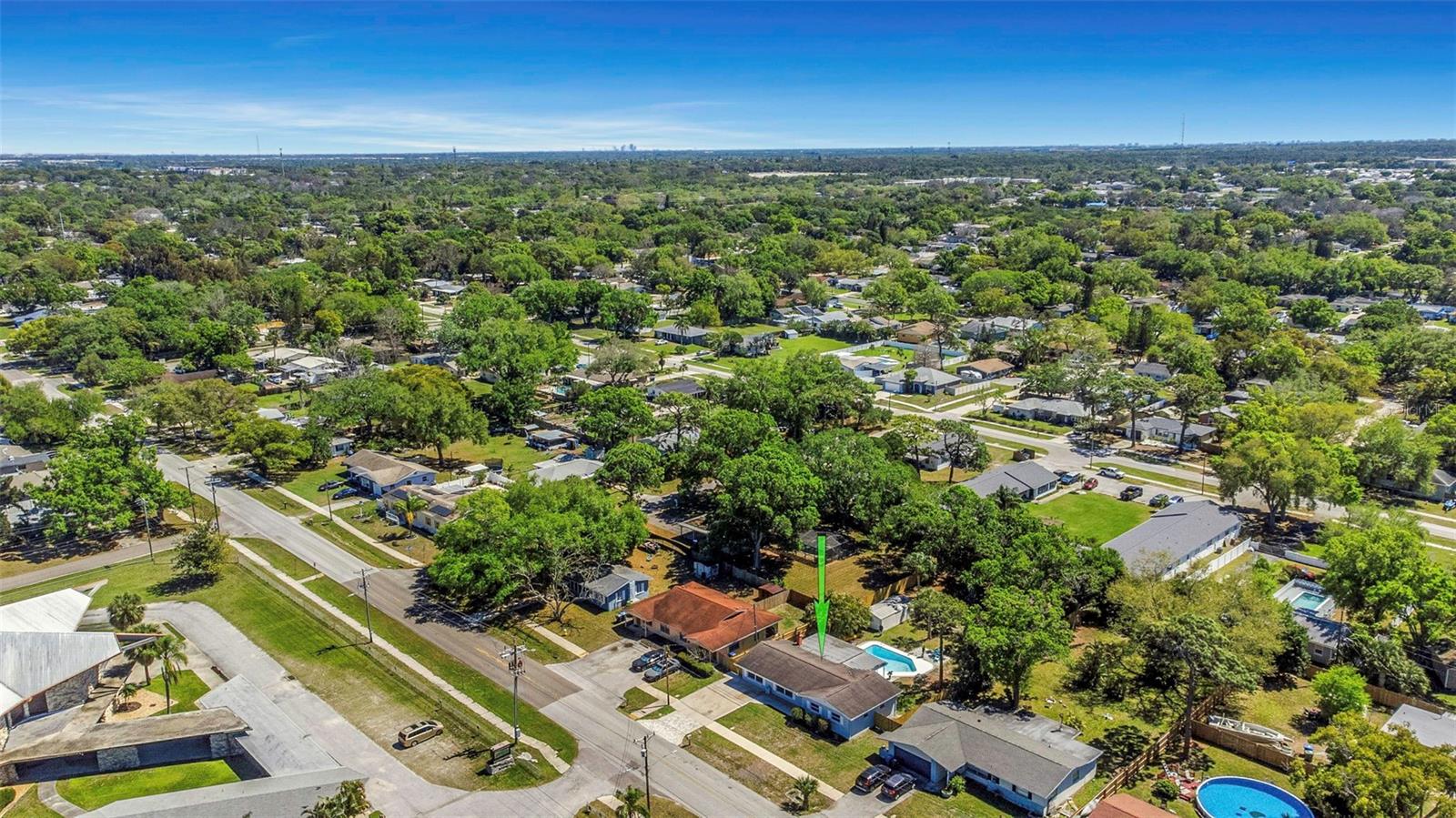 Aerial View of Property