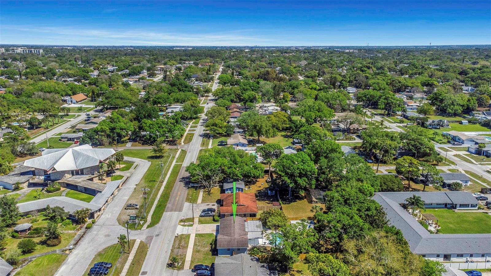 Aerial View of Property