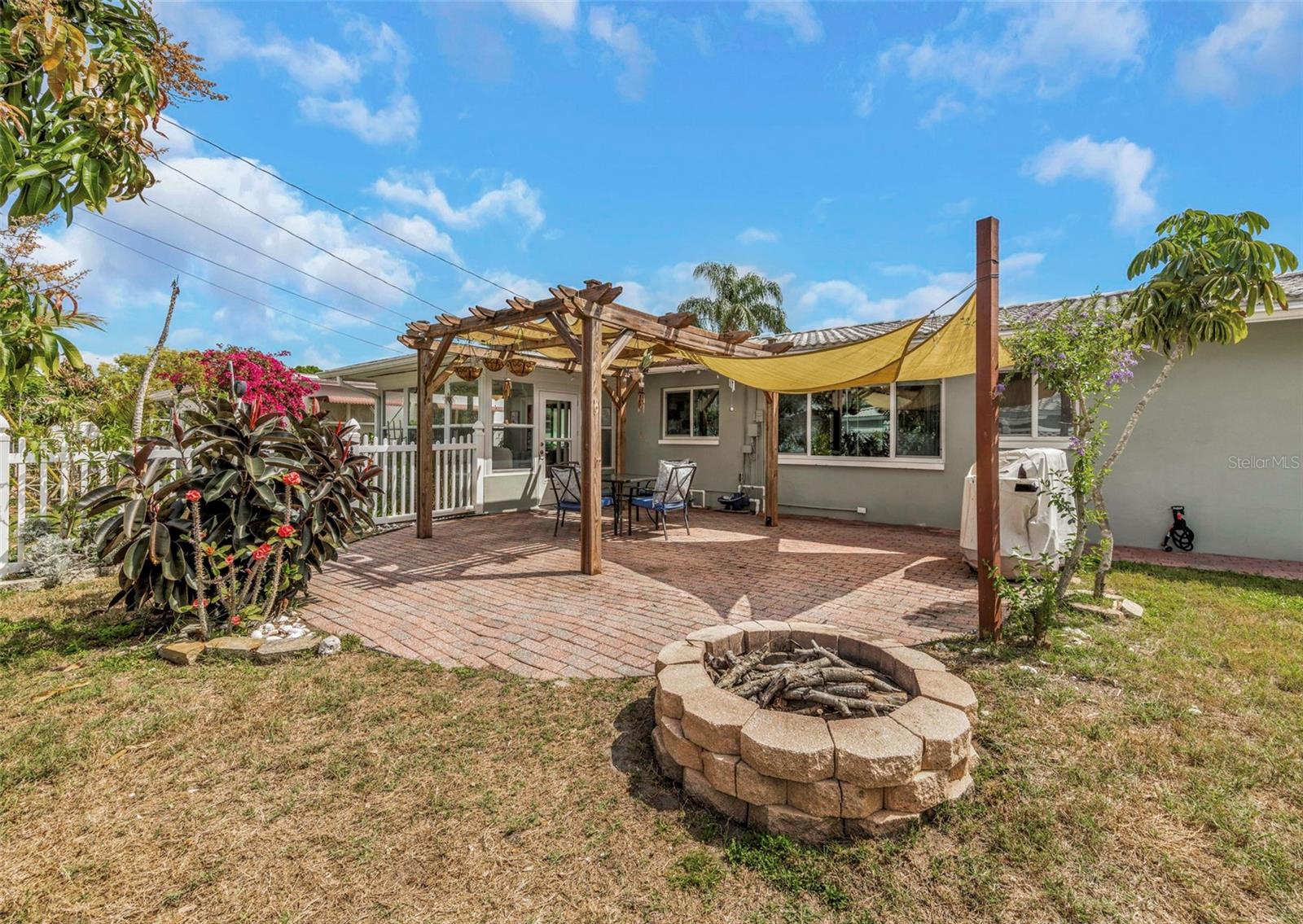 Firepit In Back Yard