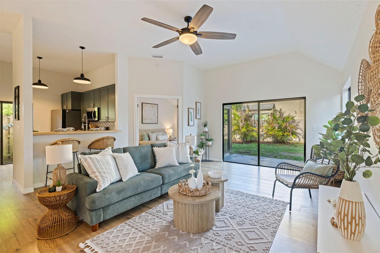 High ceilings throughout