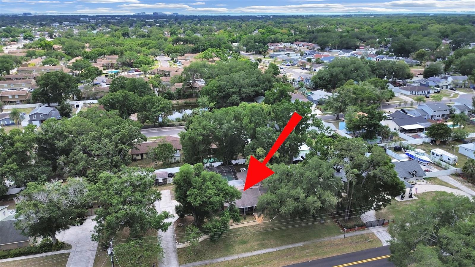 aerial shot from BarryRd frontage