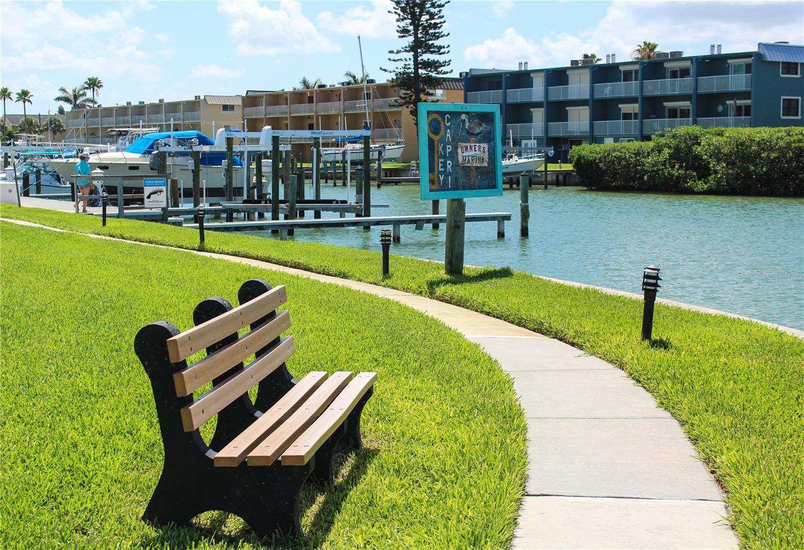 Walking Path runs the perimeter of the grounds