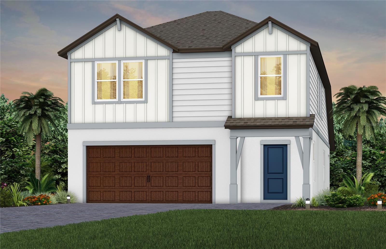 Exterior Rendering, Elevation FH2