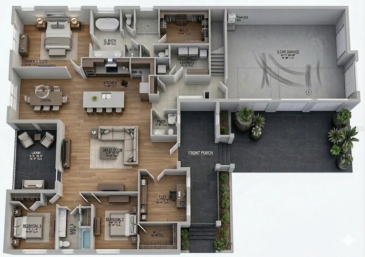 Possible 1st floorplan, AI-generated