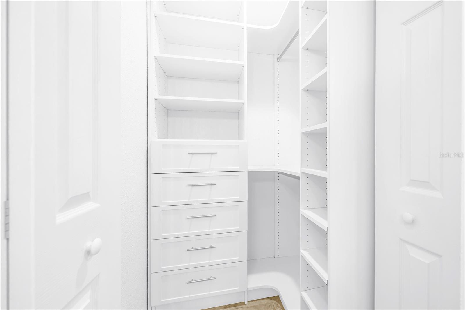 Custom Closets in Primary