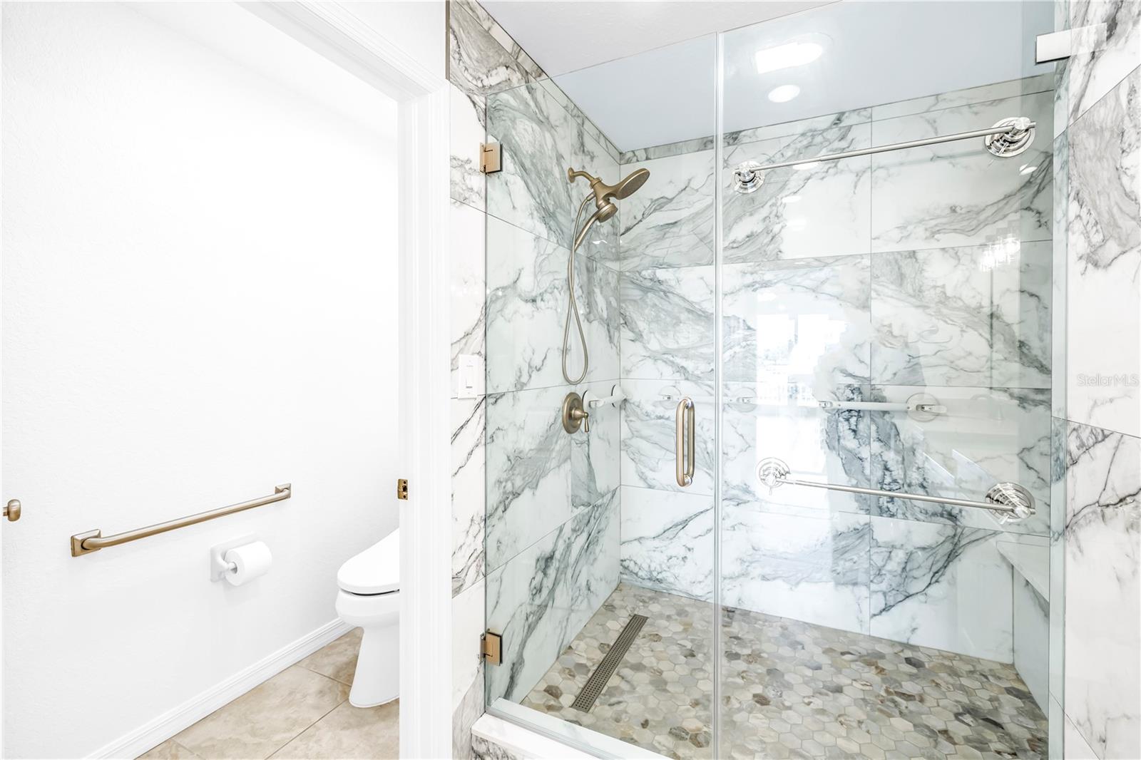 Newly Renovated Primary Bathroom