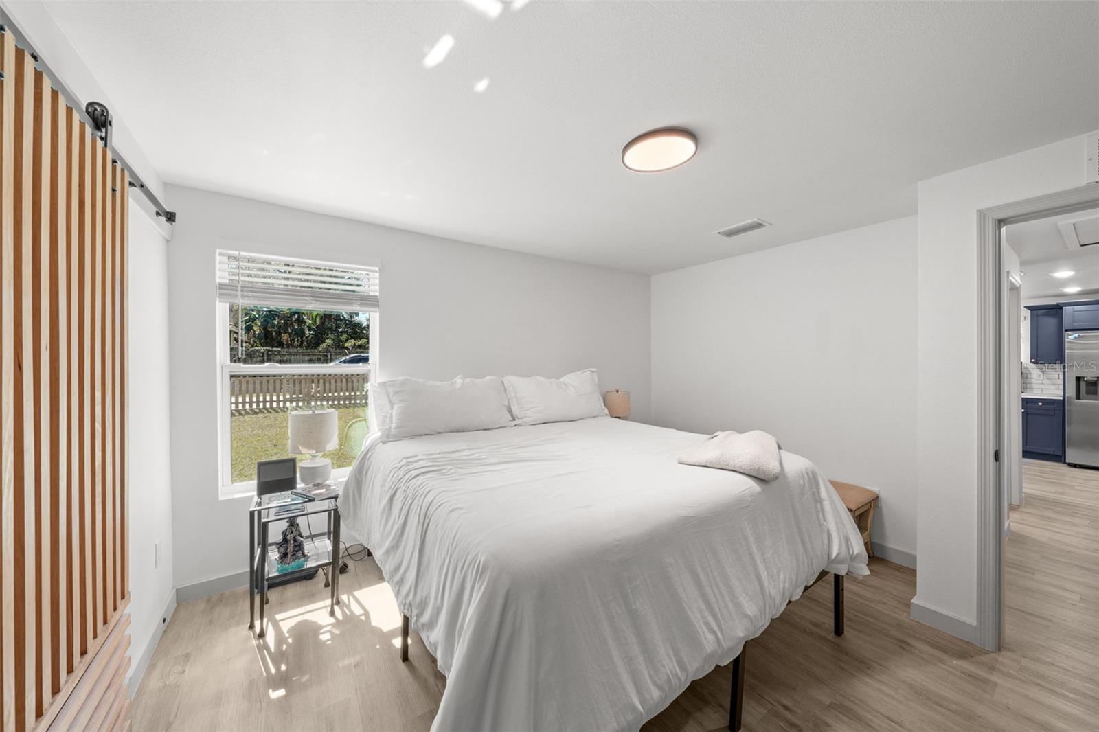 Primary offers plenty of space for a king size bed