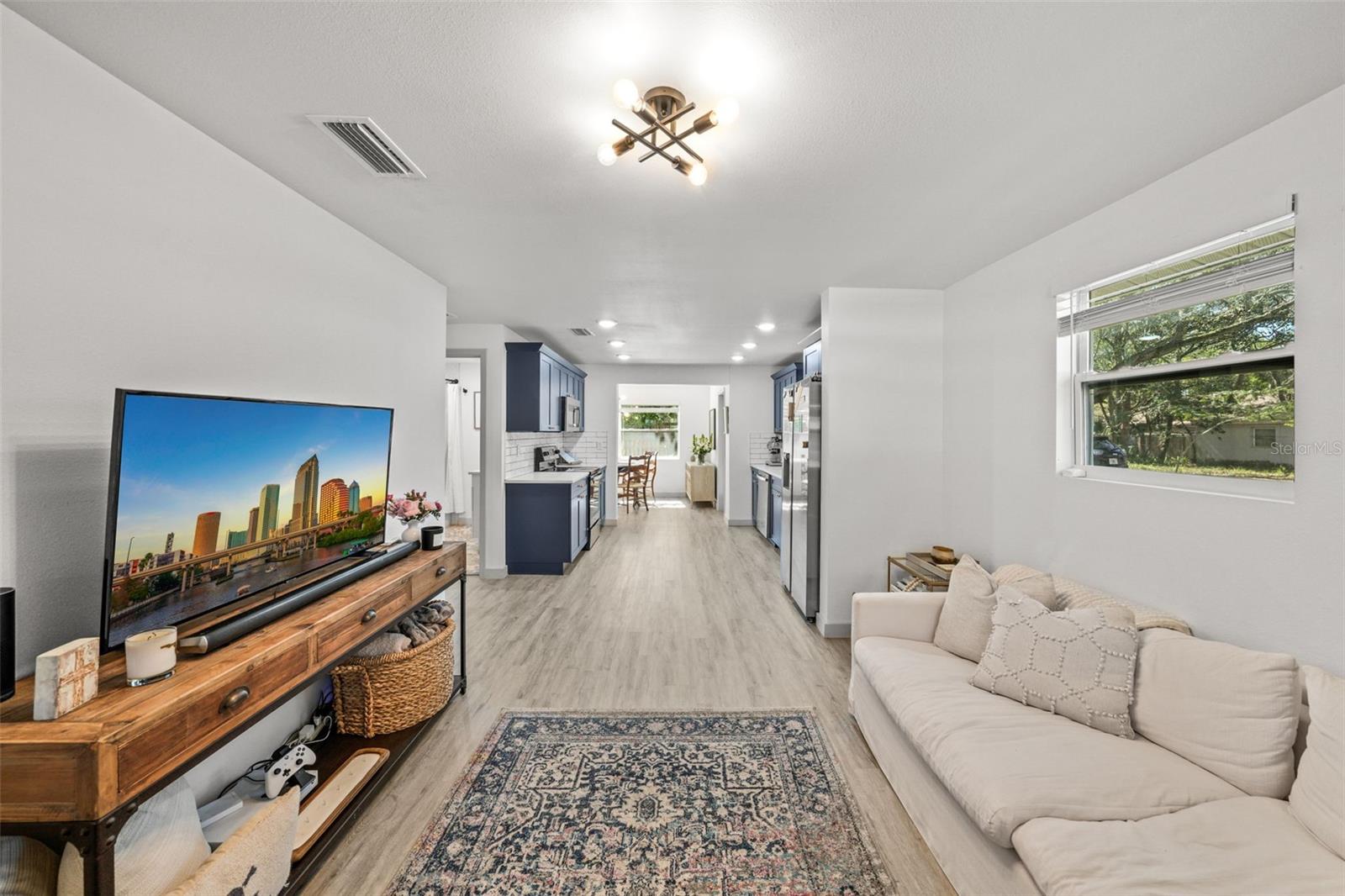 Home offers an abundance of natural light and an open floor plan