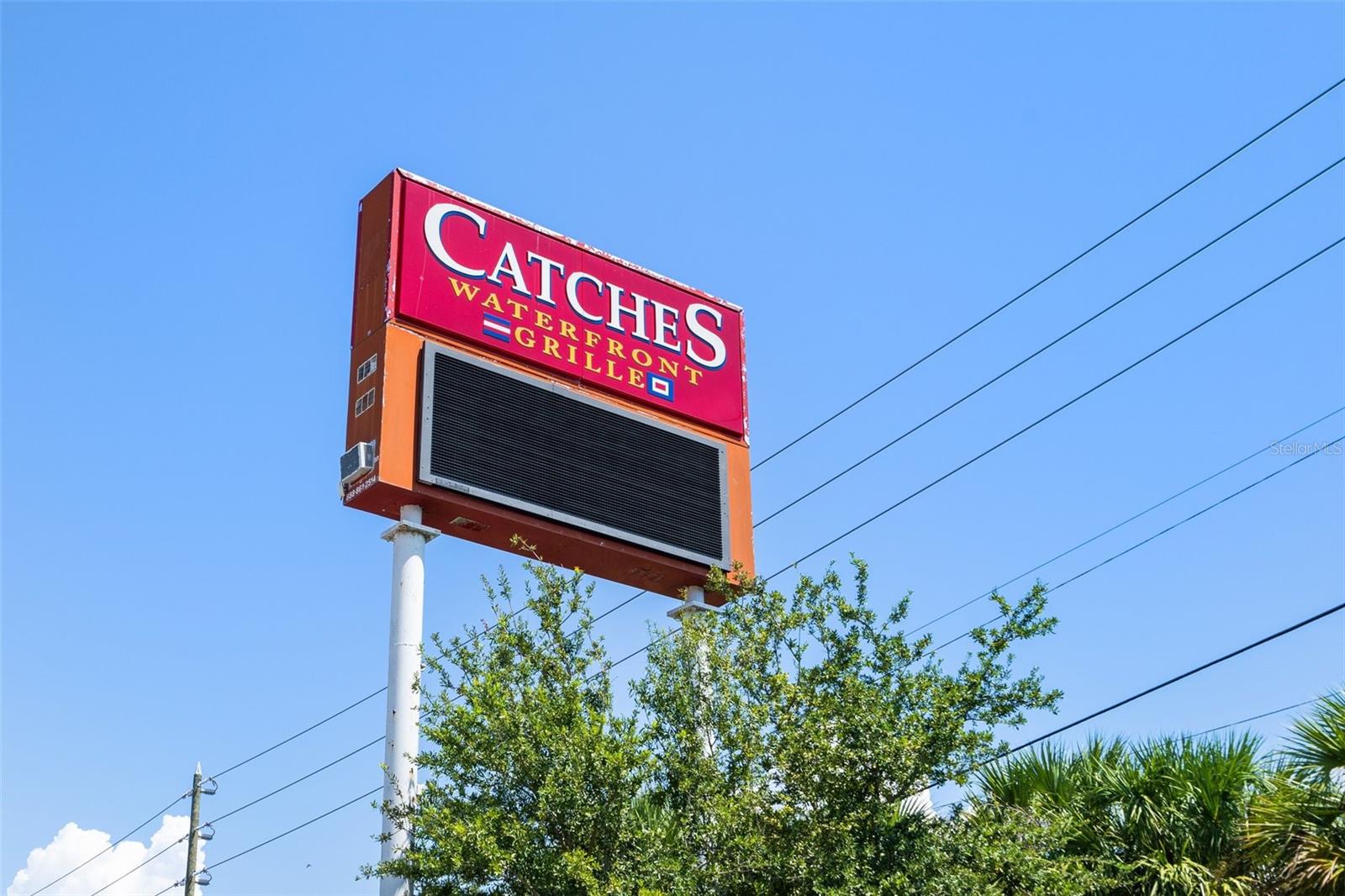 Once of many waterfront restaurants nearby