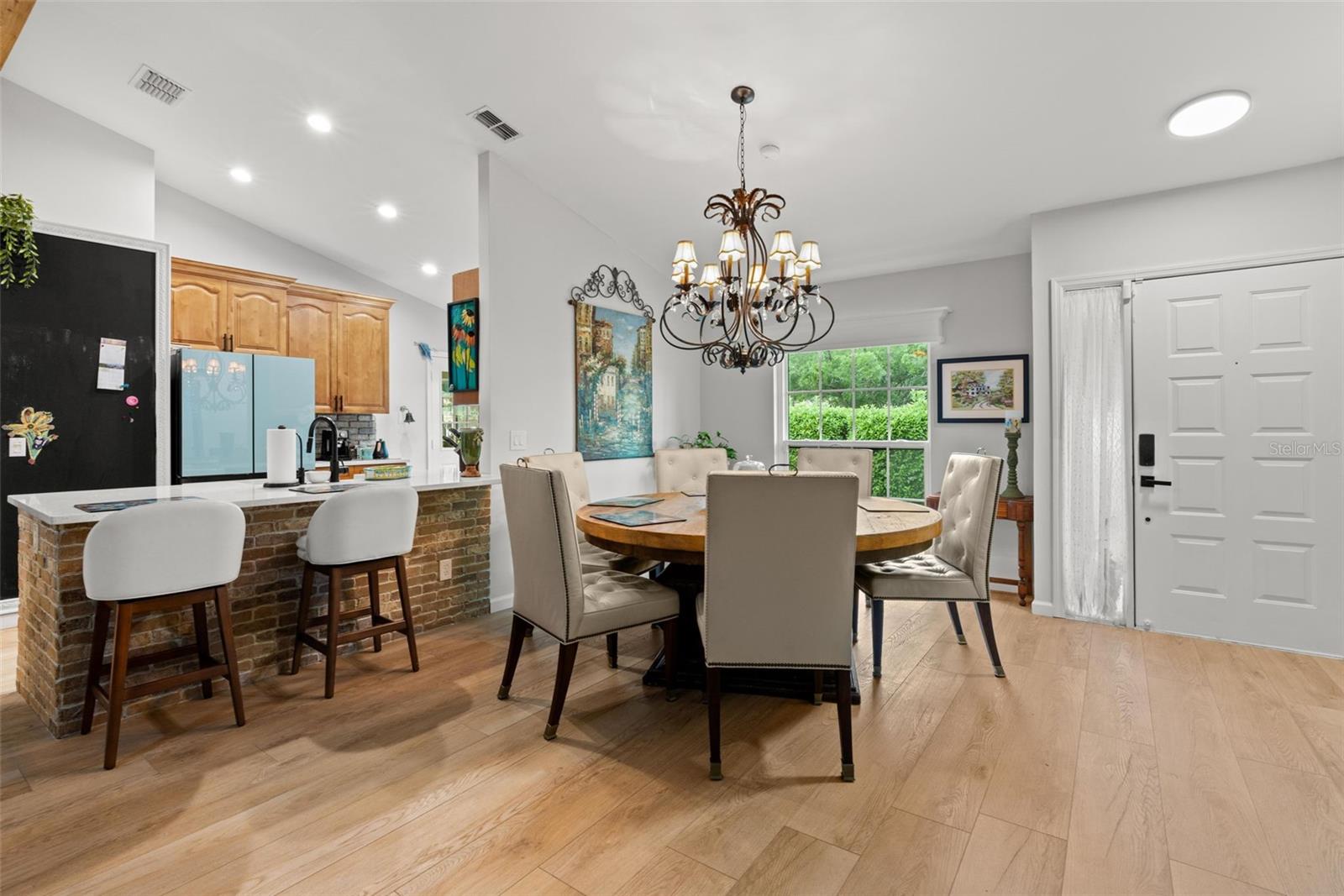 large open dining room