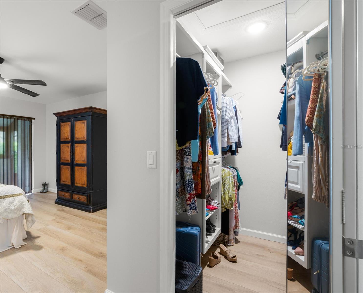 master walk in closet