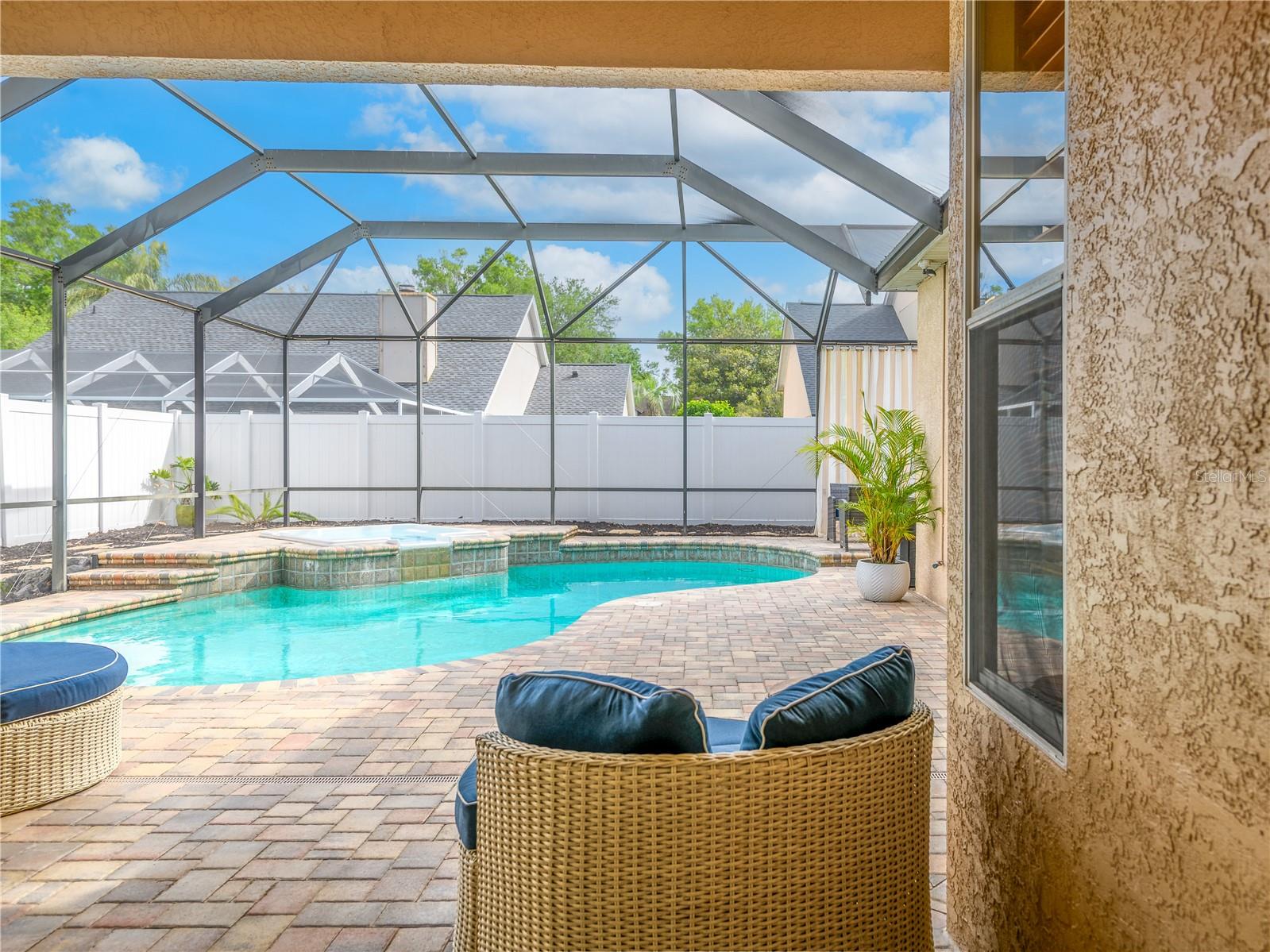 Back patio paradise