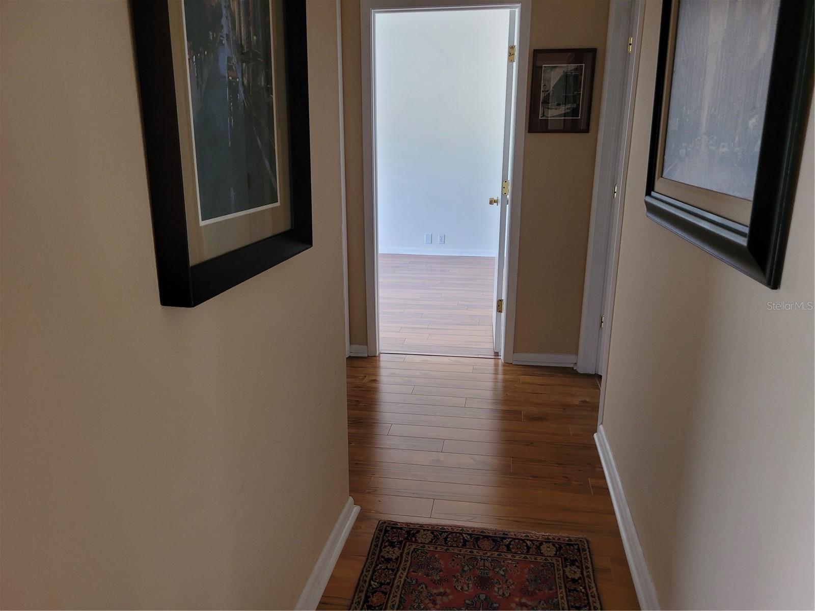 Hallway going into 2nd Bedroom