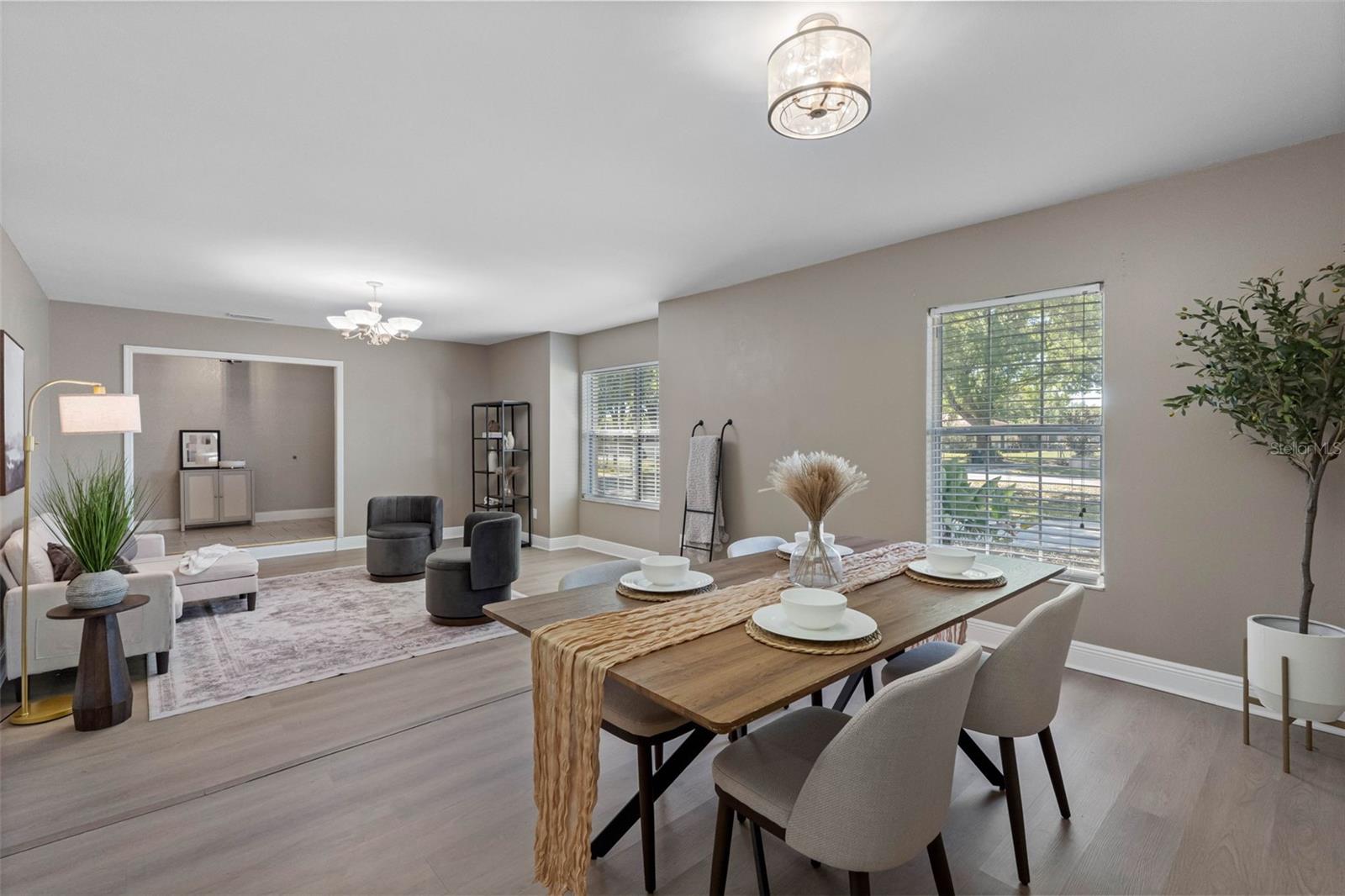 Dining room view from Kitchen