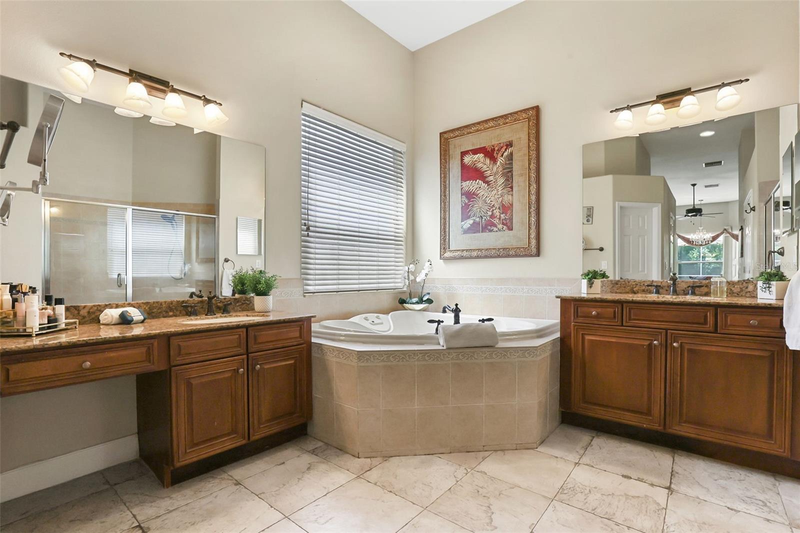 Primary En-Suite-Granite Counter Tops