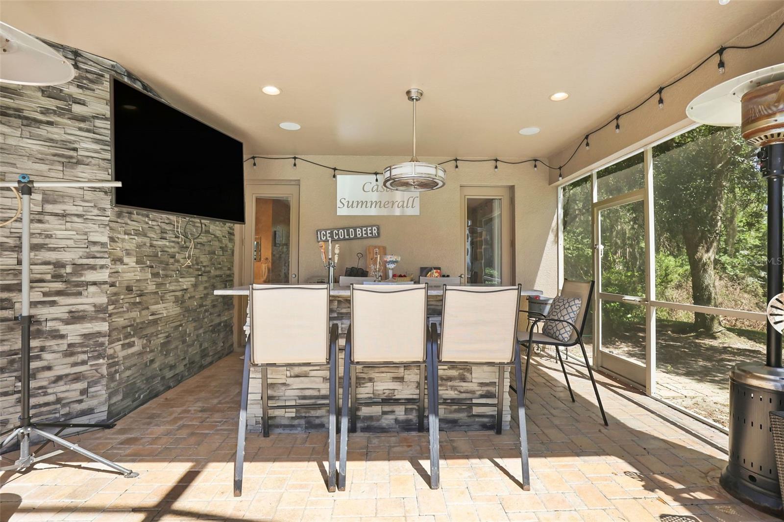 Covered Seating Area One