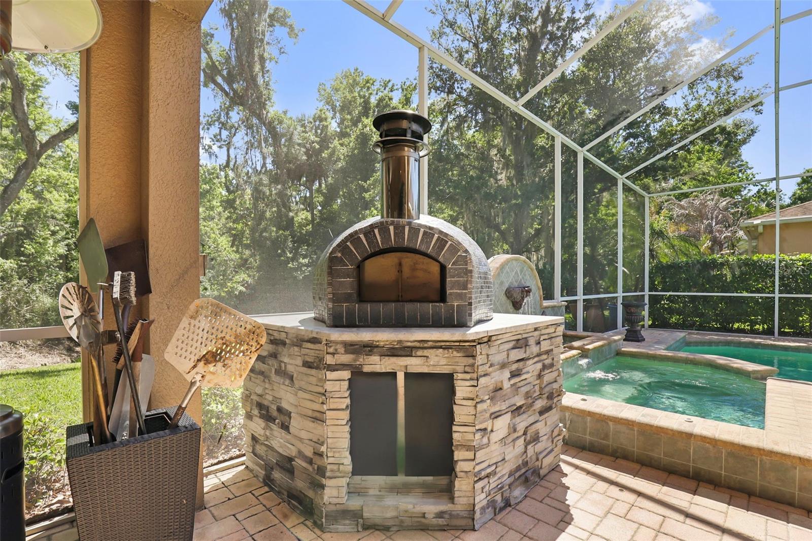 Stone Wood Burning Pizza Oven