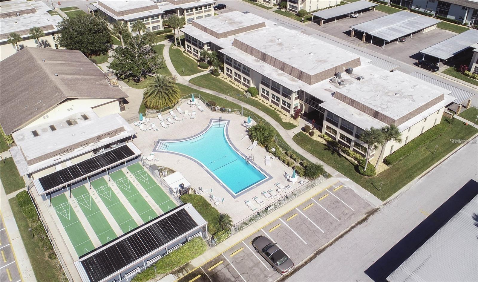 Aerial of Pool & Clubhouse
