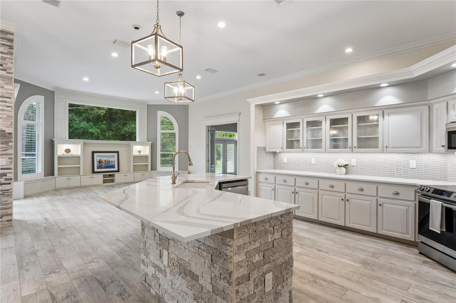 Kitchen and Family Room