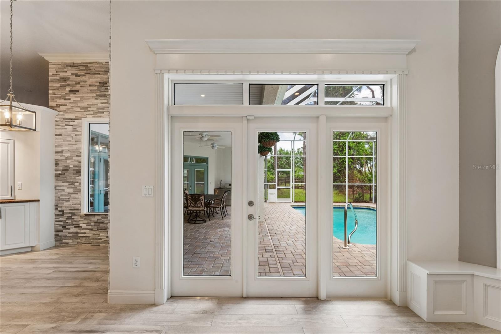 Pool Access from Family Room