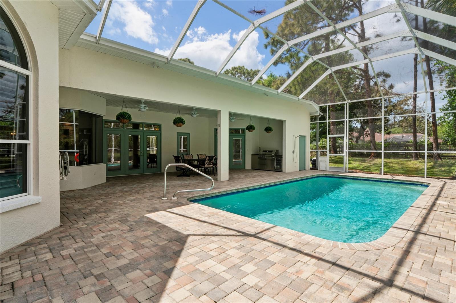 Pool Area towards Outdoor Kitchen