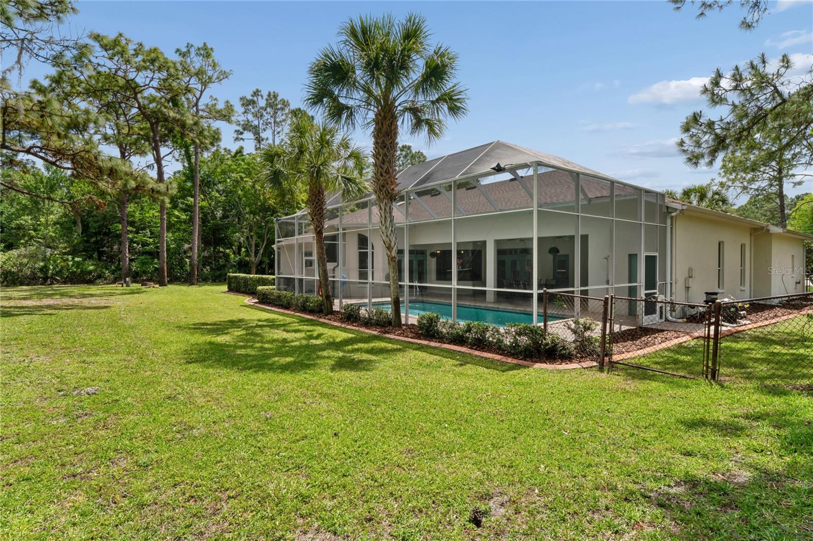 Fenced Dog Run on Right