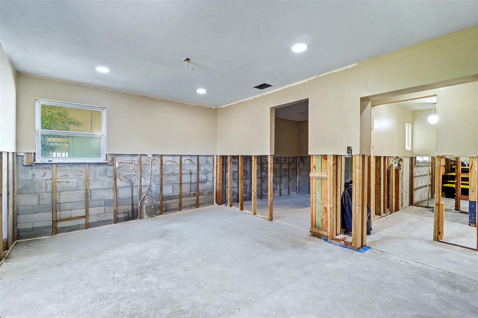 This is looking from the master bedroom into the closet and bath