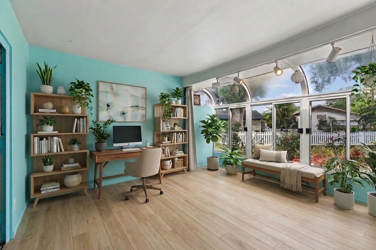 Staged Bonus Room "Office" concept