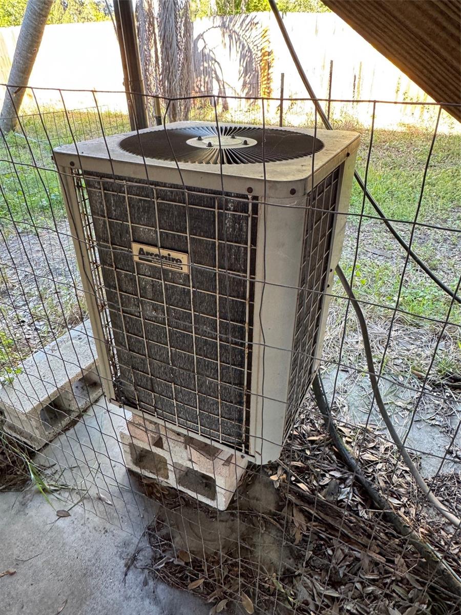 a/c condenser - condition unknown