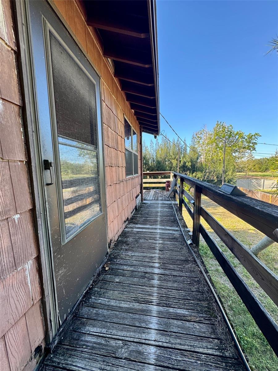 Stairs and Decks have significant wood rot