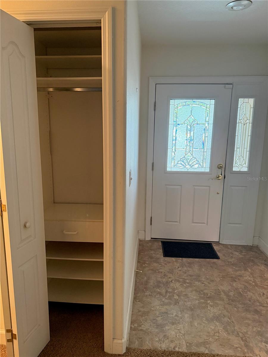 Closet and Foyer