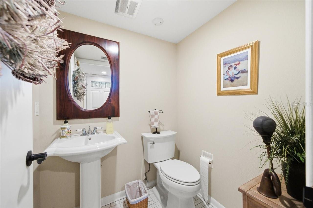 Powder room downstairs