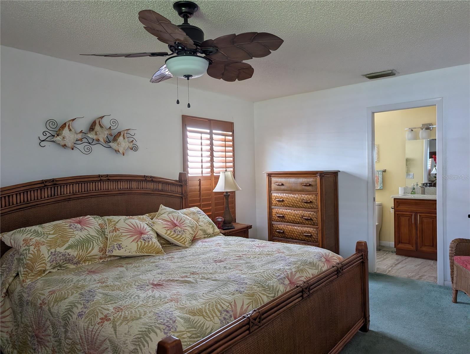 View into primary ensuite bathroom.
