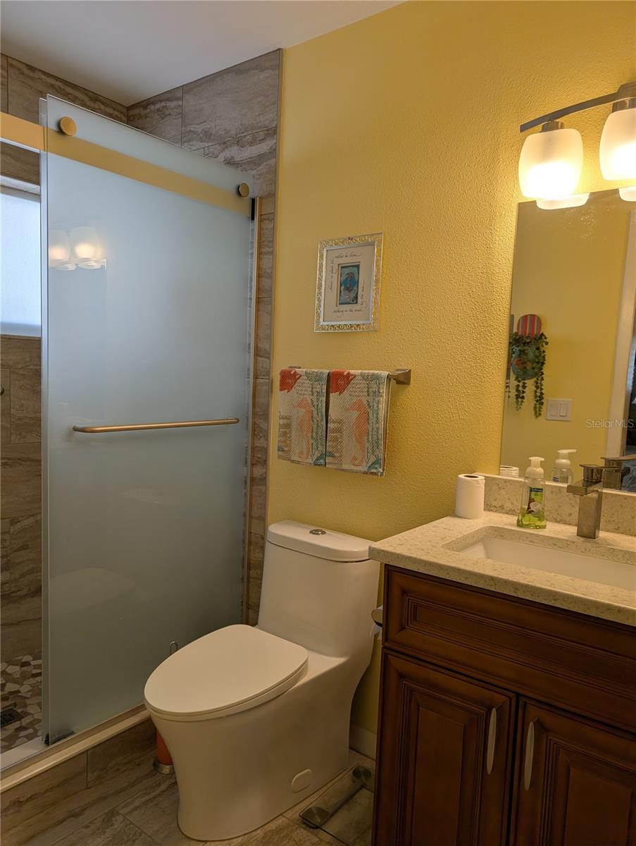 Comfort height commode.