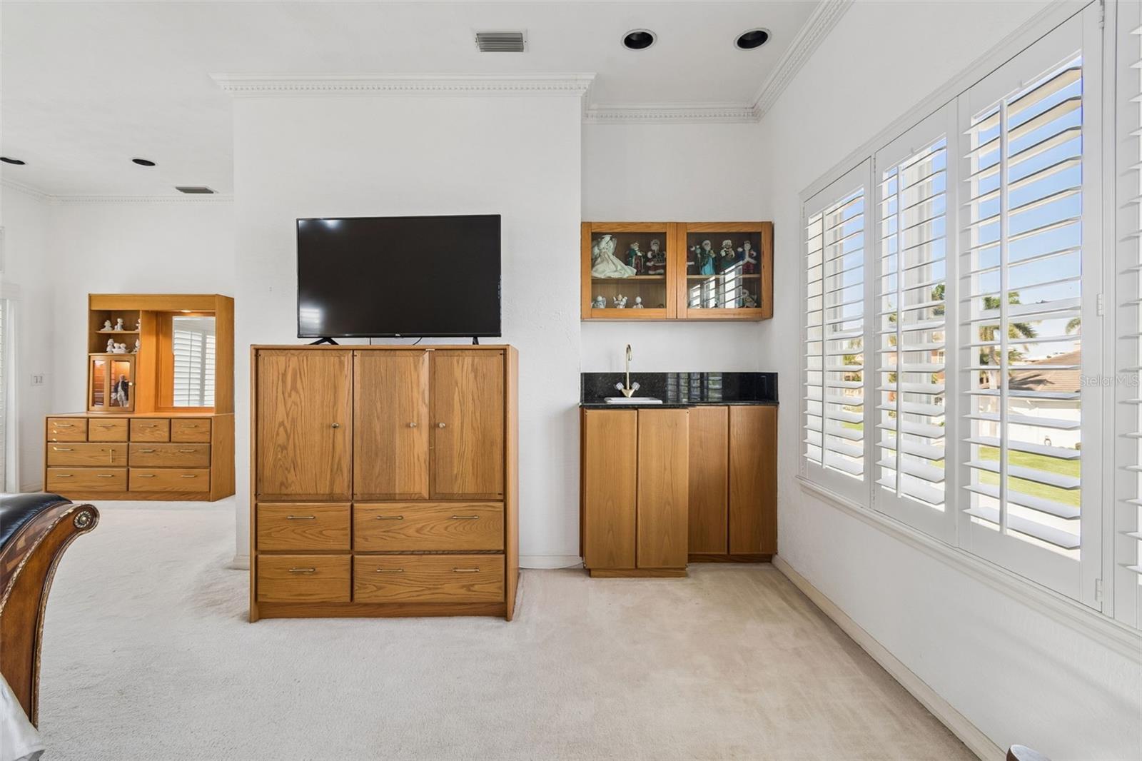 Master Suite and Wet Bar