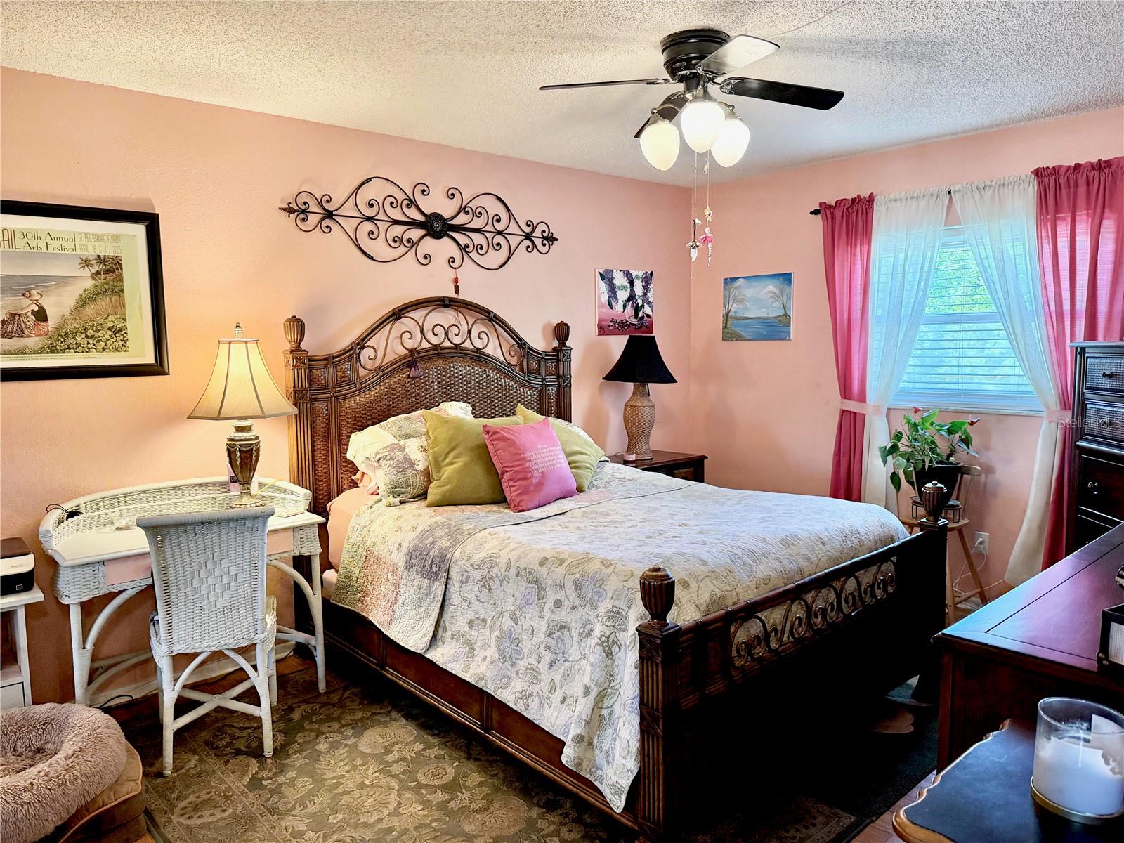 Primary bedroom with plenty of space.