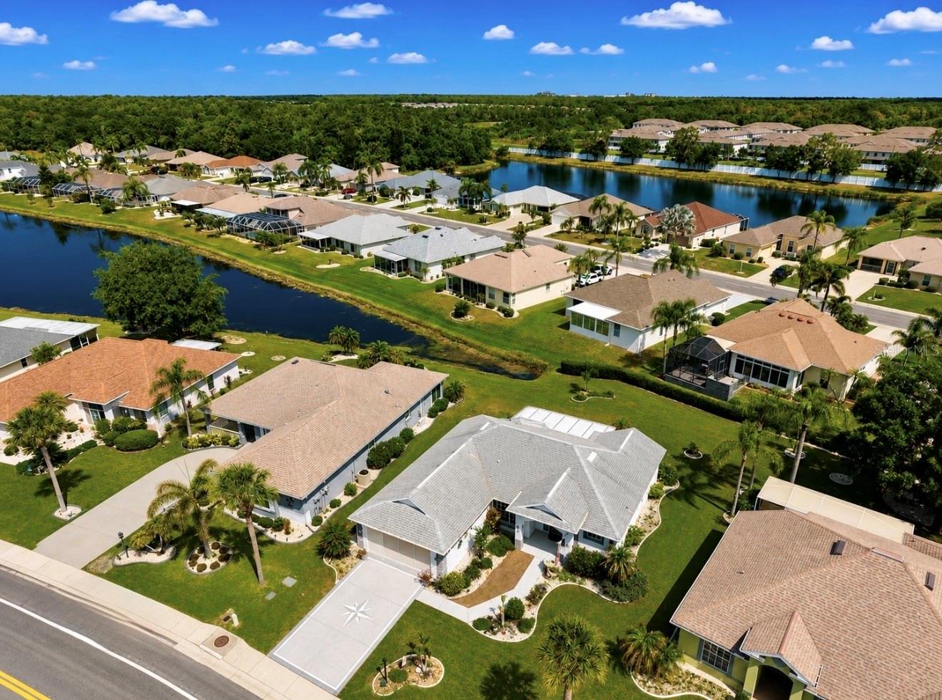 AERIAL VIEW OF NEIGHBORHOOD