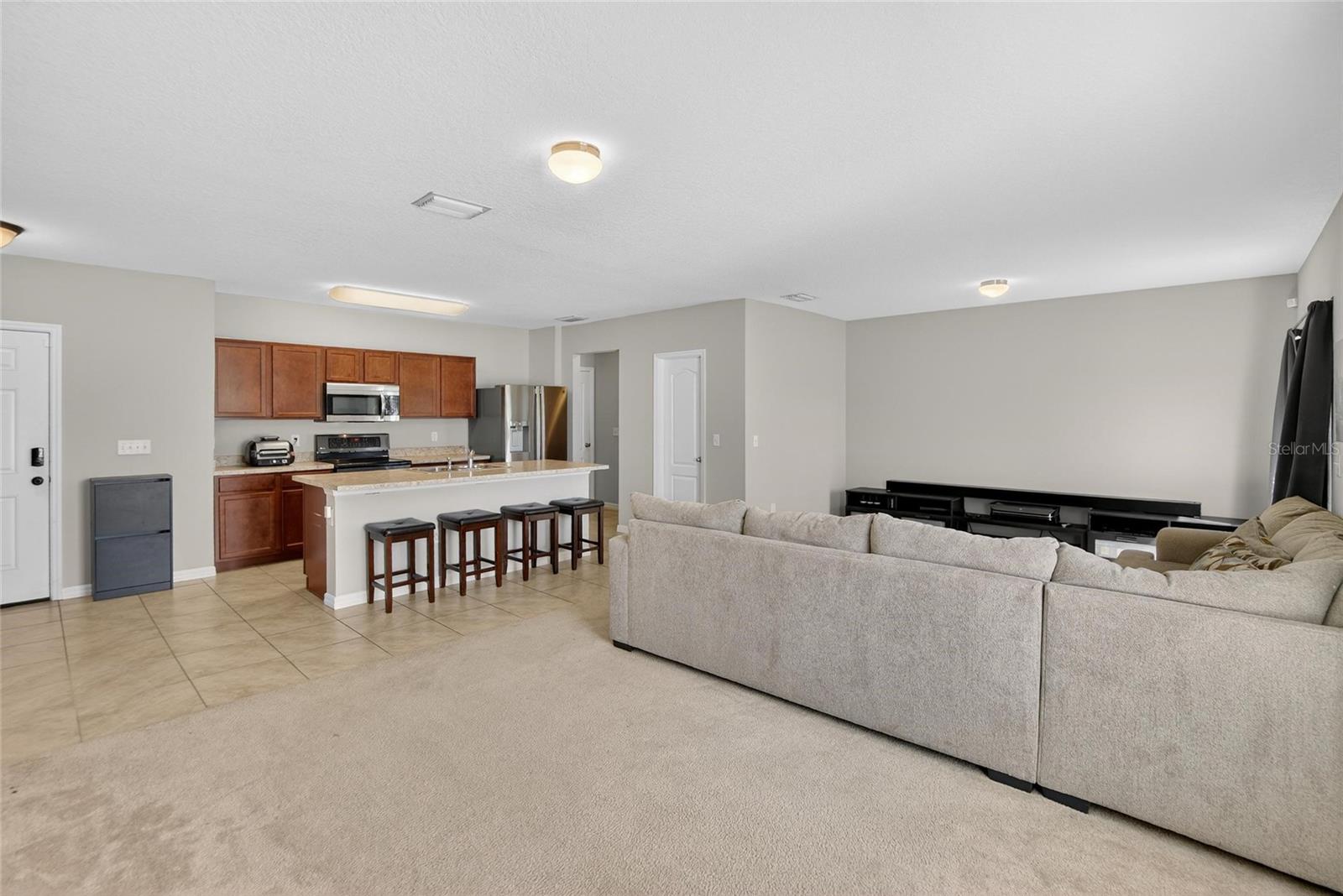 Family Room to Kitchen View